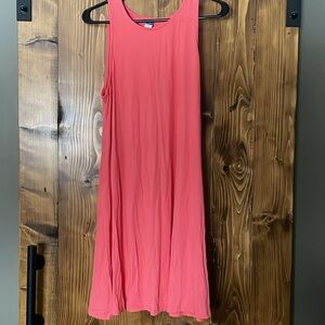 Old Navy Sleeveless Pink Midi Dress